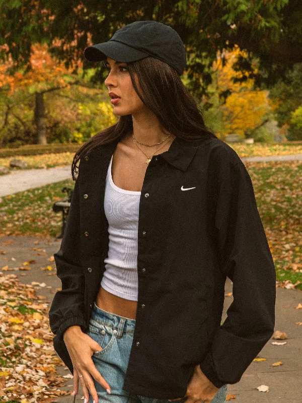 NIKE COACH JACKET Wool Fabric Cashmere Fabric Tweed Fabric