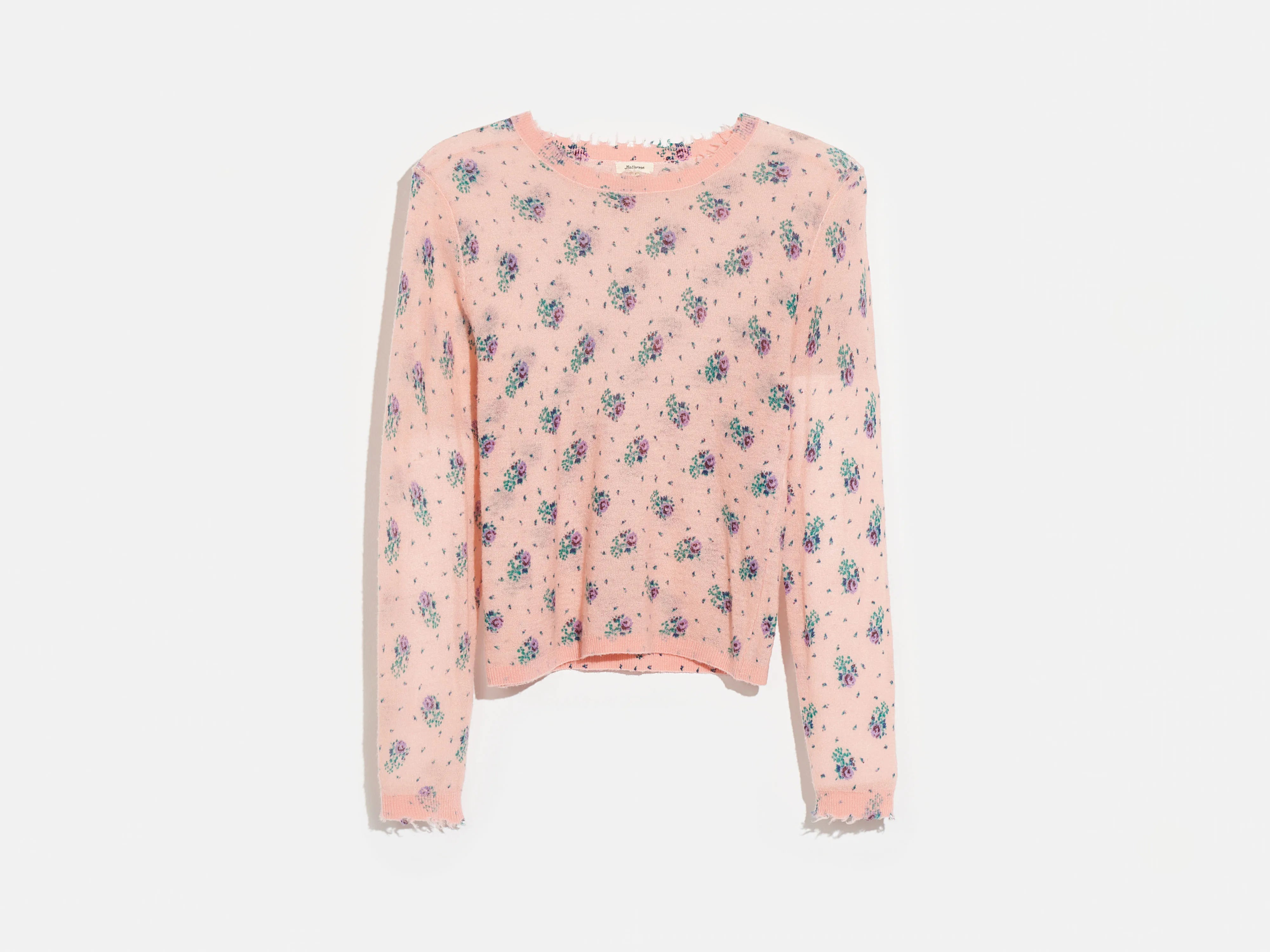 Rybbe  Sweater (232 / W / ROSE) Ribbed Striped Patterned