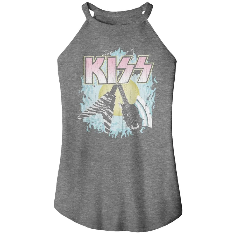 KISS Rocker Tank, Two Guitars low neck tank