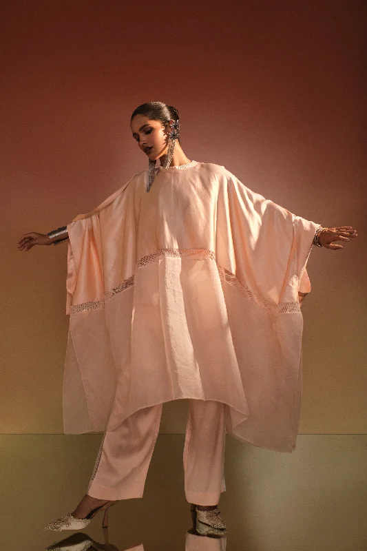 Cape  With Trouser Trousers Leather Faux