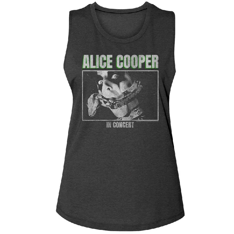 ALICE COOPER Tank Top, Alice Cooper In Concert trendy tank top