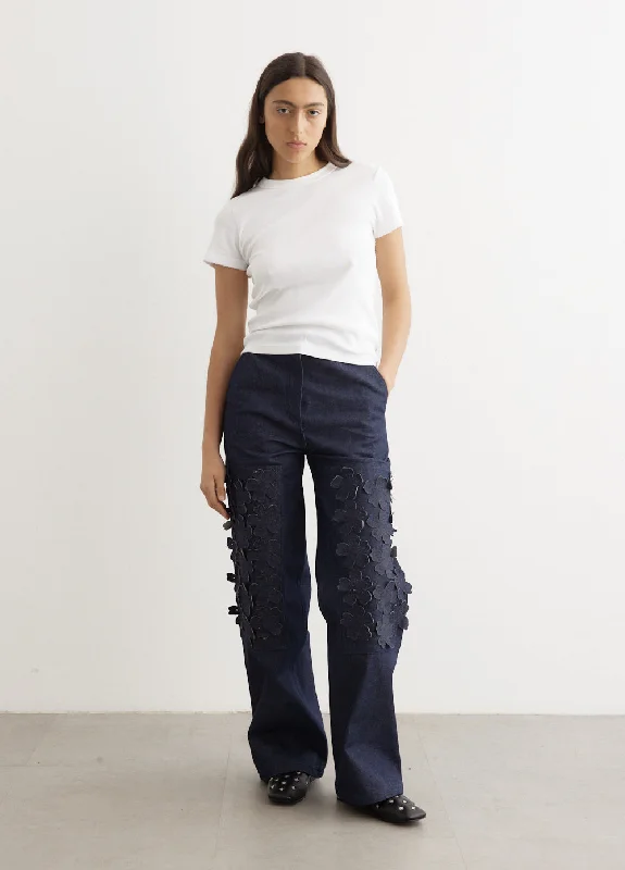 Virginia Trousers Trousers Bridal Satin