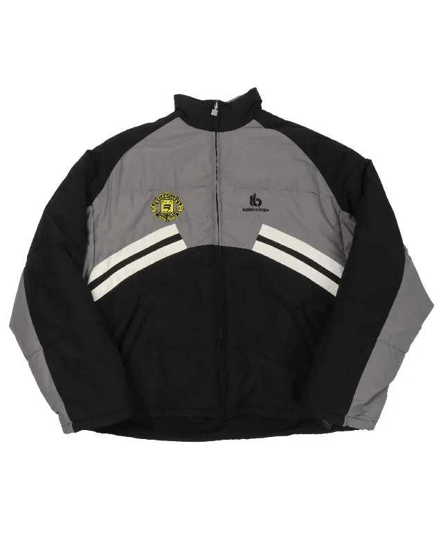 Padded Crest Jacket Mesh Jacket Canvas Jacket Denim Jacket