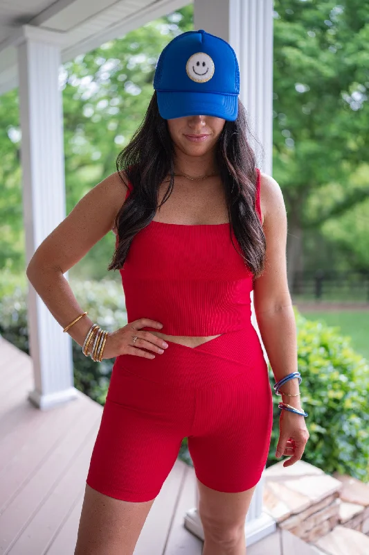 Standard Perfection Red Tank Top cropped tank top