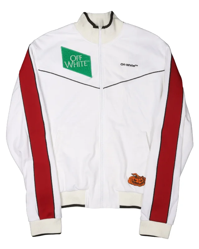 Multi Logo Skate Track jacket Wool Jacket Cashmere Jacket Tweed Jacket