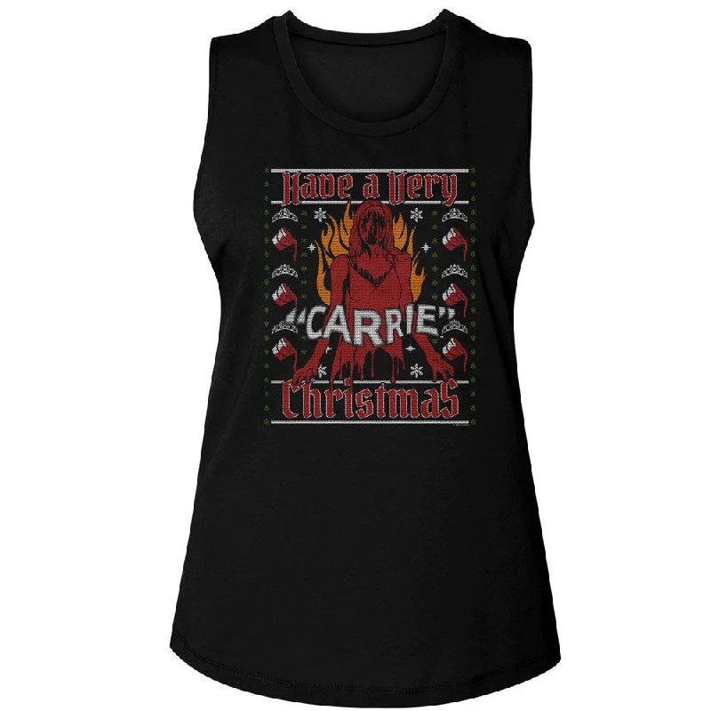 CARRIE Tank Top, A Very Christmas bright tank top