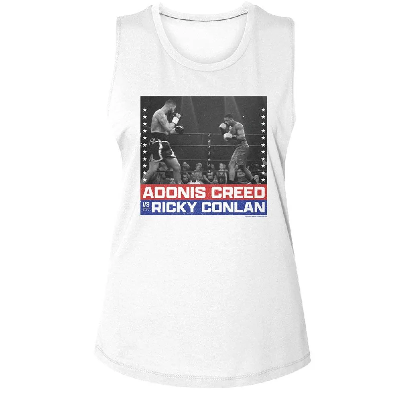 ROCKY Tank Top, Creed Vs Conlan cutout tank top