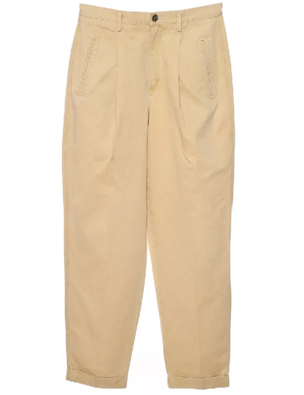 Light Brown Trousers - W28 L28 Trousers Exclusive Limited