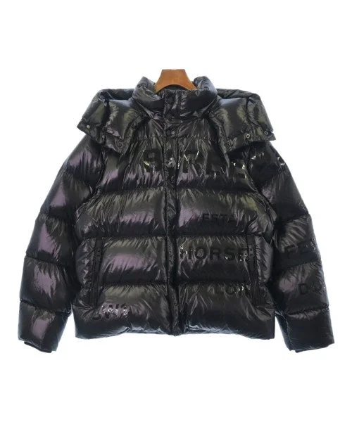 BURBERRY Down jackets/Vests Denim Fabric Leather Fabric Suede Fabric