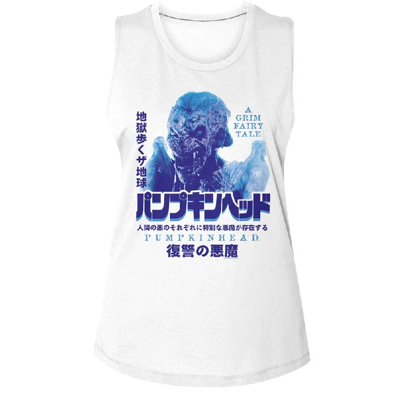 PUMPKINHEAD Tank Top, Kanji Poster soft tank top