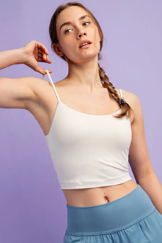 Basic Perfection White Tank Top solid color tank
