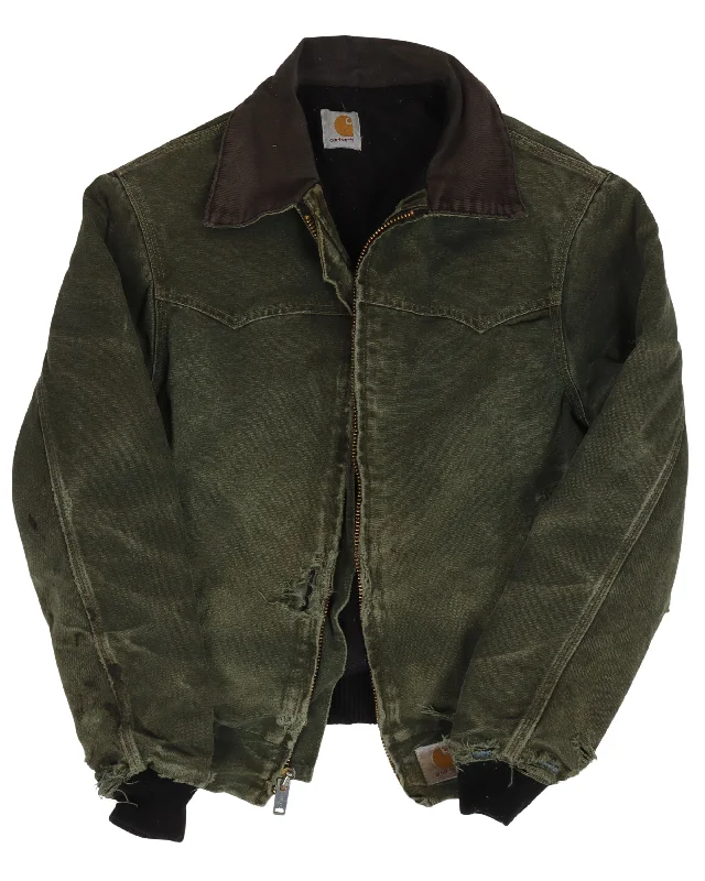 Carhartt Distressed Jacket Bomber Jacket Anorak Windbreaker