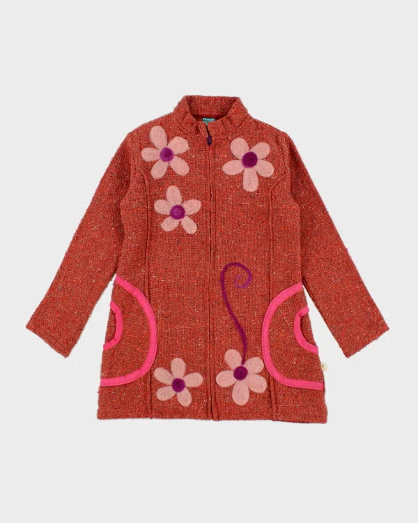 Y2k 00s Knit Zip-up Cardigan - M Zippered Buttoned Snapped