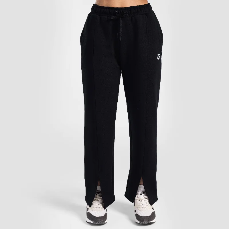 Therma Flow Regular Trouser (Black) Trousers sophisticated sleek