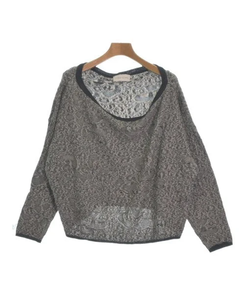 christian wijnants Sweaters Denim Fabric Leather Fabric Suede Fabric
