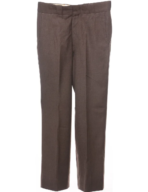 Brown Trousers - W32 L30 Trousers versatile functional