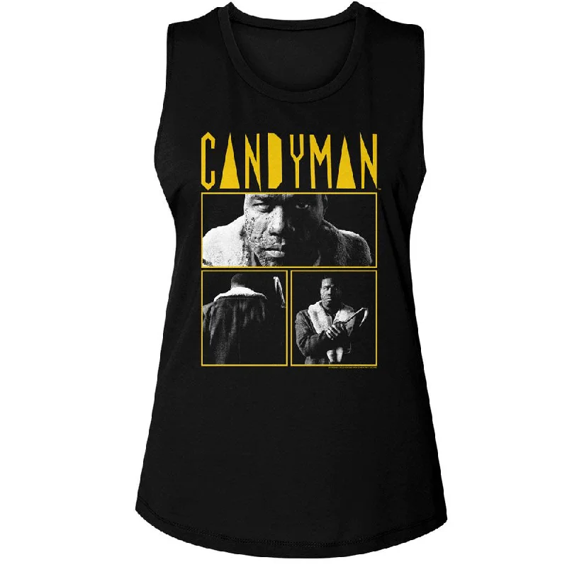 CANDYMAN Tank Top, 3 Photo And Logo cute tank top