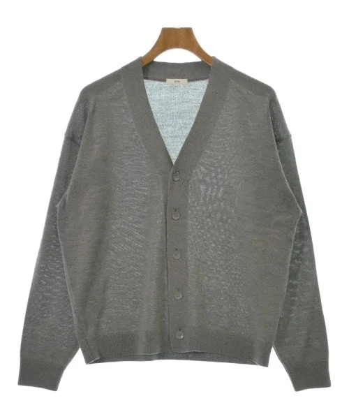 ATON Cardigans Solid Print Embellished
