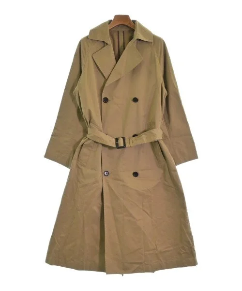 6(ROKU) Trench coats Hooded Caped Scarf
