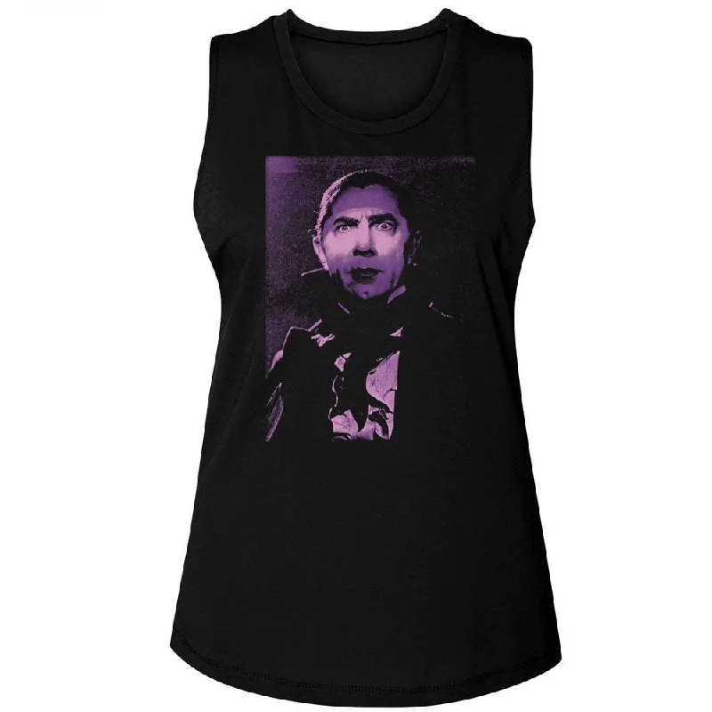 BELA LUGOSI Tank Top, Intense Face cotton tank top