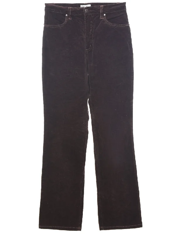 Corduroy Fabric Trousers - W28 L31 Trousers Velvet Soft