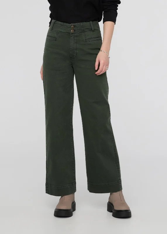 LuxTwill High Rise Trouser - Peat Trousers Occasion Special