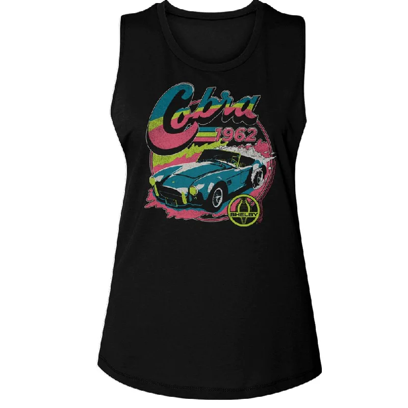 CARROLL SHELBY Tank Top, Colorful 1962 Cobra mint tank top