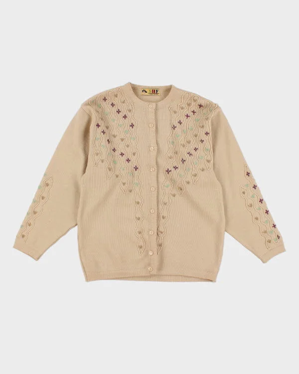 Vintage SHF Cardigan - L Fitted Loose Oversized
