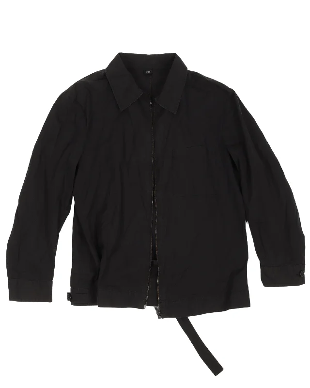Zip Up Work Jacket Print Jacket Jacquard Jacket Embroidered Jacket