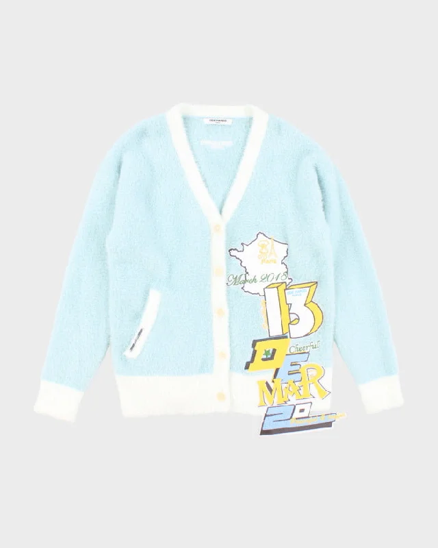 I3de Marzo Pairs March 2018 Patch Cardigan - M Anti-Pilling Anti-Shrink Durable
