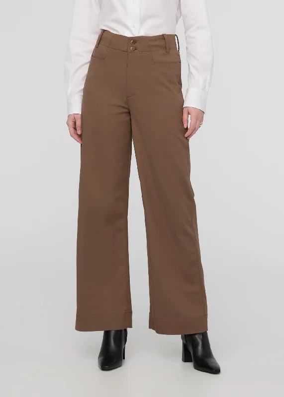 NuStretch High Rise Trouser - Warm Sand Trousers Exclusive Limited