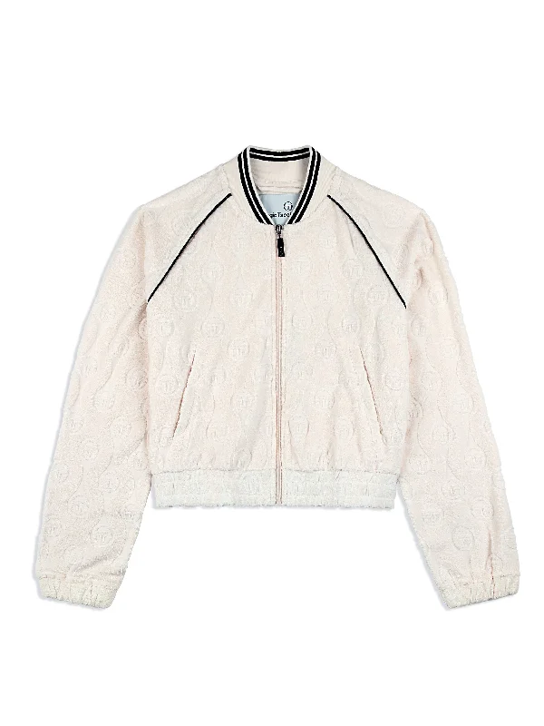 Zona Track Jacket- Gardenia Lace Jacket Ribbed Jacket Sequined Jacket