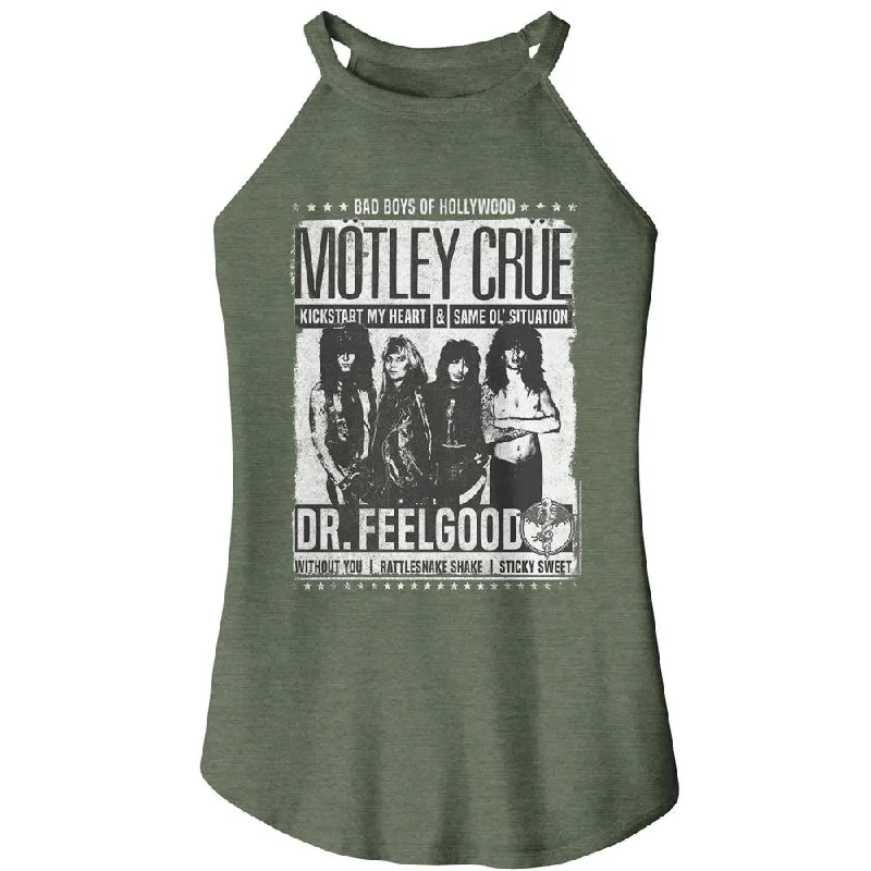 MOTLEY CRUE Rocker Tank Top, Dr Feelgood Songs summer tank top