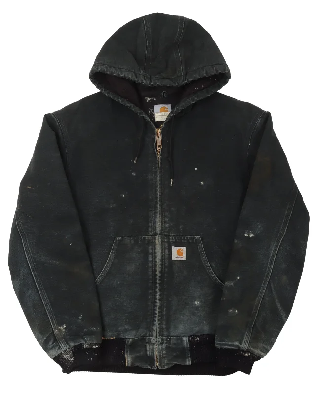 Carhartt Hooded Work Jacket Painted Jersey Jacket Tulle Jacket Batik Jacket