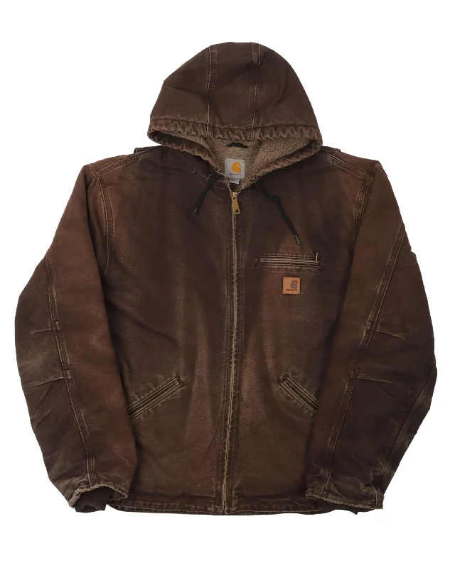 Carhartt Fleece Lined Hooded Work Jacket Print Jacket Jacquard Jacket Embroidered Jacket Carhartt Fleece Lined Hooded Work Jacket Print Jacket Jacquard Jacket Embroidered Jacket