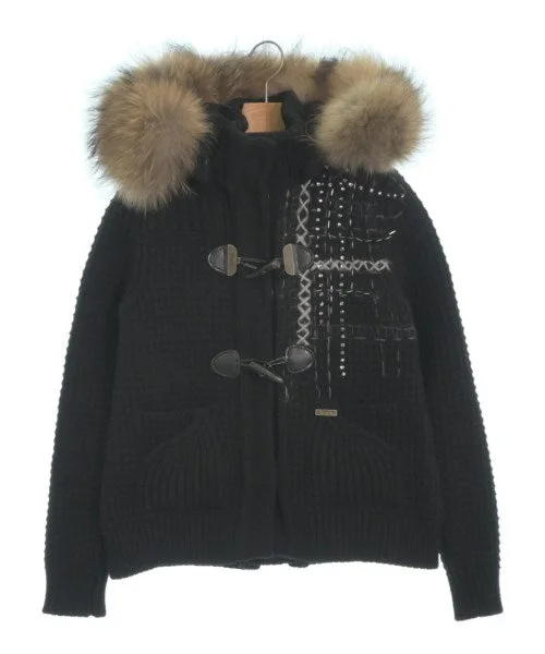 Bark Duffle coats Asymmetrical Collar Hooded Zippered