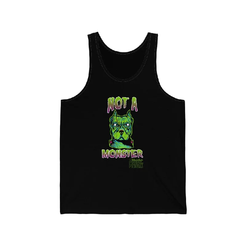 Not a Monster | Unisex Jersey Tank cropped tank top
