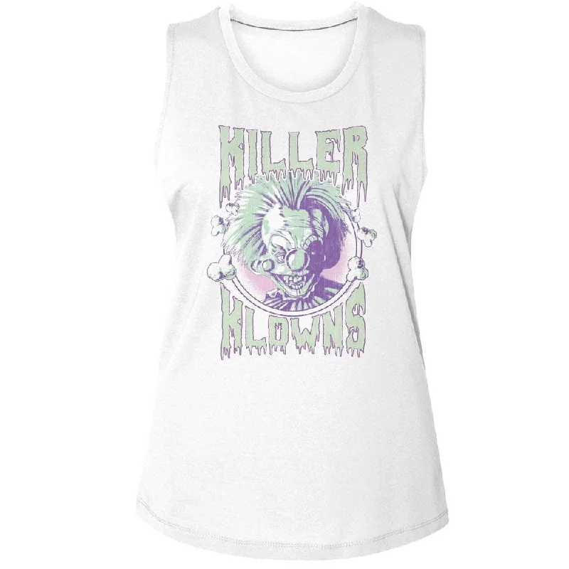 KILLER KLOWNS Tank, Pastel Popcorn modal blend tank