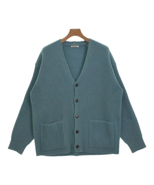 AURALEE Cardigans Houndstooth Herringbone Solid