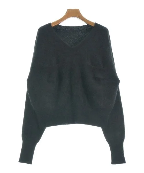 4298 SHIZUKA KOMURO Sweaters Notch Collar Peter Pan Collar Cowl Neck