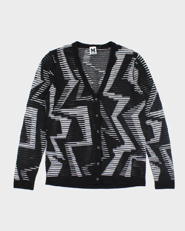 Vintage Missoni Pattern Cardigan - M Transparent Opaque Sheer