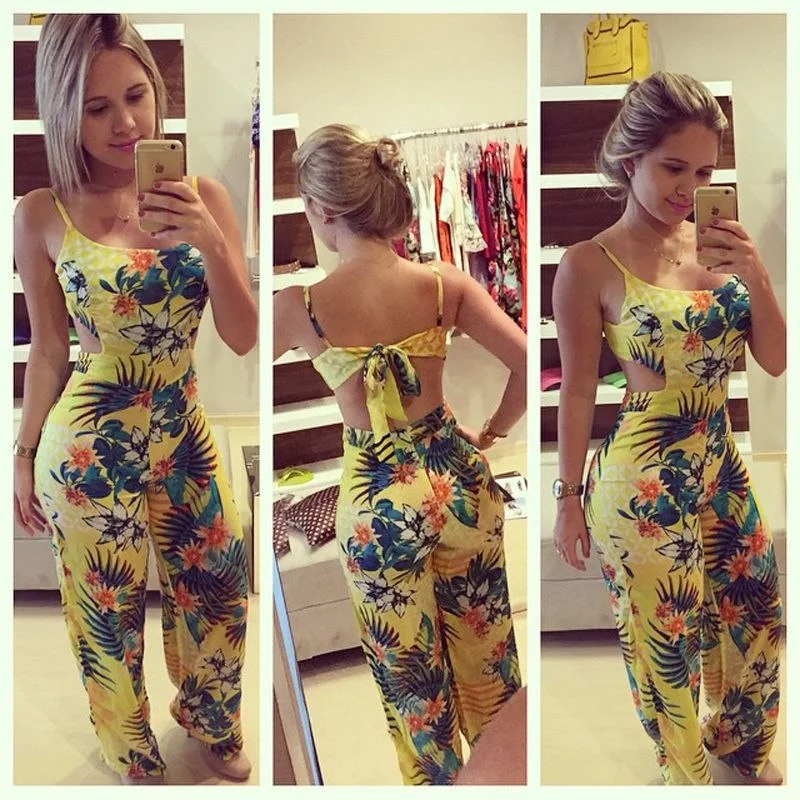 Lady Clubwear Summer Playsuit Bodycon Party Jumpsuit&Romper Trousers Size S to XL Trousers Cargo pockets Lady Clubwear Summer Playsuit Bodycon Party Jumpsuit&Romper Trousers Size S to XL Trousers Cargo pockets