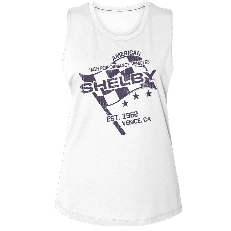 CARROLL SHELBY Tank Top, Est 1962 pastel tank top