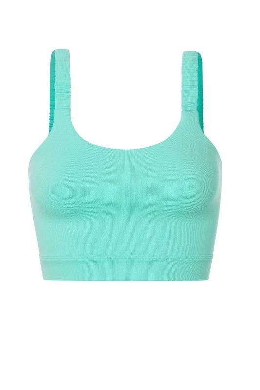 Scrunch Strap Crop Tank strappy tank top