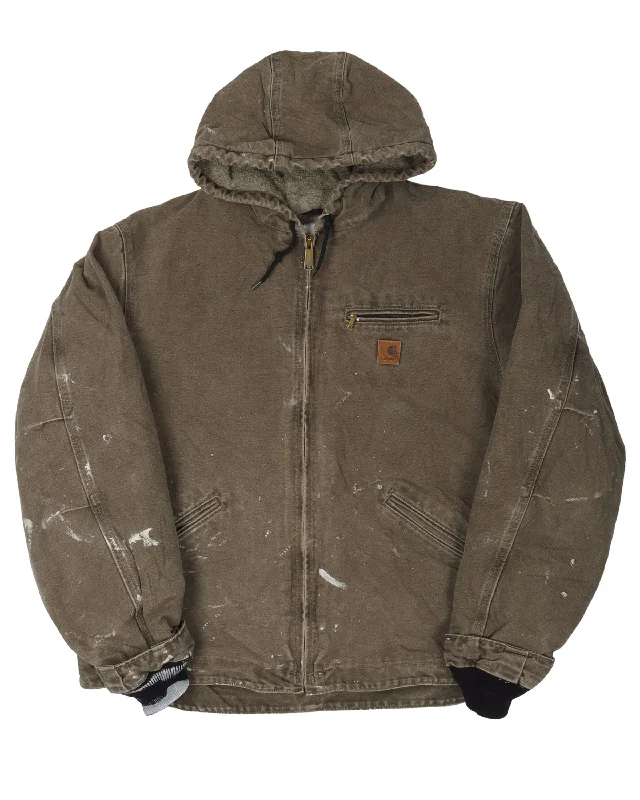 Carhartt Fleece Lined Hooded Jacket Chenille Jacket Brocade Jacket Lace Jacket