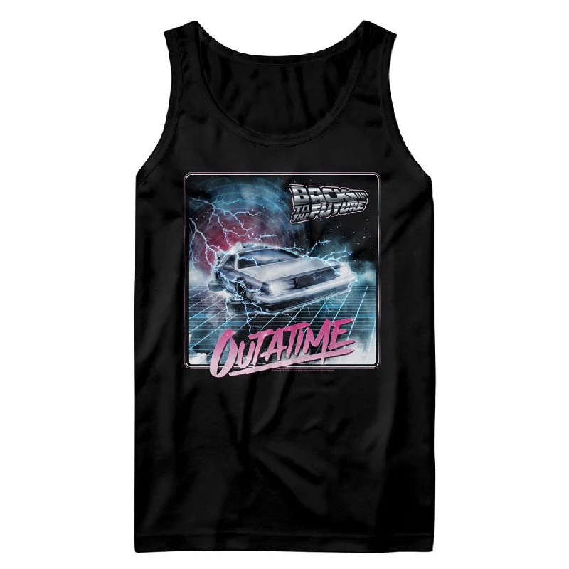 BACK TO THE FUTURE Tank Top, Outatime coral tank top