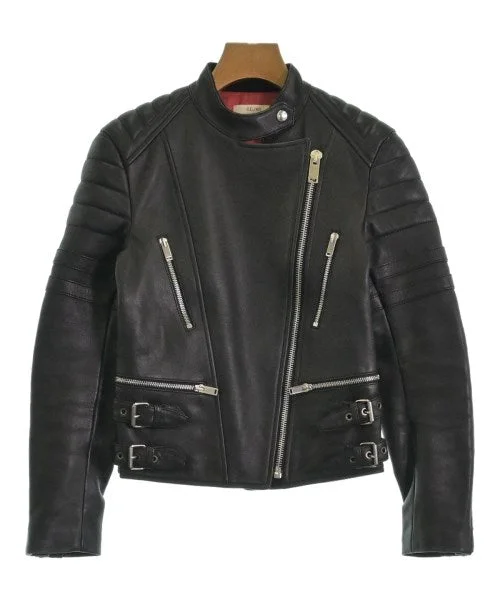 CELINE Motercycle Jackets V-Neck Jacket Boat Neck Jacket Square Neck Jacket