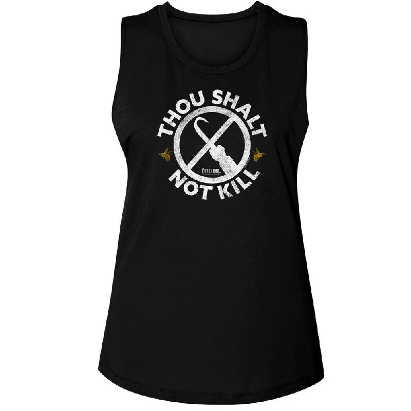 CANDYMAN Tank Top, Thou Shalt Not Kill chic tank top