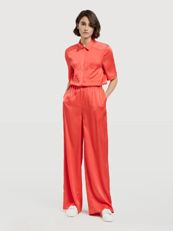 Trousers With Elasticated Waistband Trousers Office Stylish