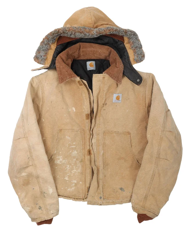 Carhartt Removable Hood Jacket Hooded Jacket Caped Jacket Shawl Collar Jacket